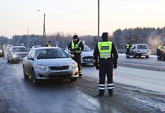 Sausio 2 d. rytinis reidas Vilniuje prie&scaron; neblaivius vairuotojus
