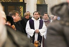 Gintautui Vy&scaron;niauskui skirtų &Scaron;v. Mi&scaron;ių akimirka