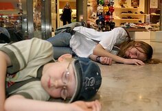 „Flash mob“ dalyviai
