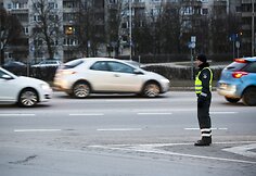 Vilniaus kelių policijos pareigūnai kontroliavo sostinės eismą