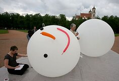 Lietuvos ir užsienio menininkų akcija Vilniuje