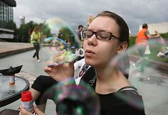 Lietuvos ir užsienio menininkų akcija Vilniuje