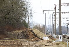 Naujoje Vilnioje netoli geležinkelio pervažos rastas sprogmuo