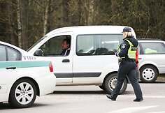 Rytinio reido metu patikrinta 250 automobių vairuotojų. Visi jie buvo blaivūs.