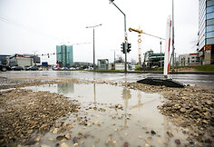 Duobė Saltoni&scaron;kių gatvėje
