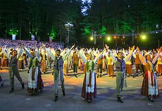 Ansamblių vakare – liaudies menas
