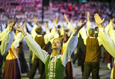 Ansamblių vakare – liaudies menas