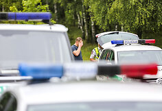 Rytinis reidas Vilniuje: ma&scaron;iną palikęs vairuotojas spruko nuo pareigūnų