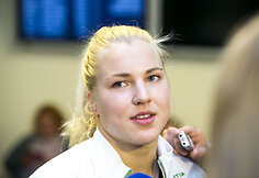 Rūta Meilutytė sugrįžo į Lietuvą