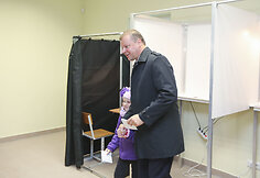 Saulius Skvernelis balsavo Seimo rinkimuose