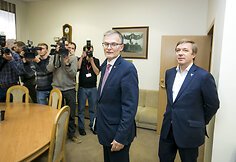 Julius Sabatauskas ir Ramūnas Karbauskis