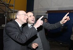 Laidos filmavimo akimirka