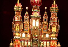 Vilniuje eksponuojamos prakartėlės i&scaron; Krokuvos miesto istorijos muziejaus kolekcijos, sukurtos 1968-2007 metais. 