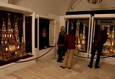 Vilniuje eksponuojamos prakartėlės i&scaron; Krokuvos miesto istorijos muziejaus kolekcijos, sukurtos 1968-2007 metais. 