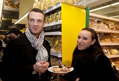 Krautuvėlės atidarymo akimirka