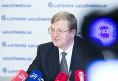 AB &bdquo;Lietuvos geležinkeliai&ldquo; vadovo Stasio Dailydkos spaudos konferencija