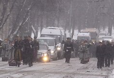 Į paskutinę kelionę i&scaron;lydėtas poetas Justinas Marcinkevičius