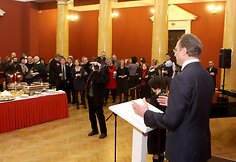 Knygų mugės dalyviai priimti Vilniaus rotušėje