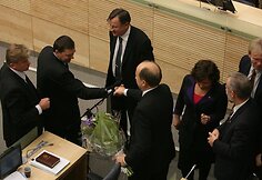 Seimo nariai sveikina Andrių Kubilių