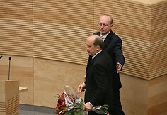 Andrius Kubilius ir seimo pirmininkas Arunas Valinskas