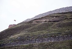 Nuo&scaron;liaužos niokoja Gedimino pilies kalną