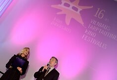 16-ojo festivalio "Kino pavasaris" atidarymo akimirka