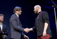 &bdquo;Auksinių scenos kryžių&ldquo; įteikimo ceremonija