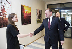Liepa Želnienė ir Saulius Skvernelis