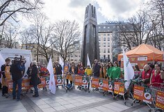 „Maisto banko“ akcijos savanorių išlydėtuvės