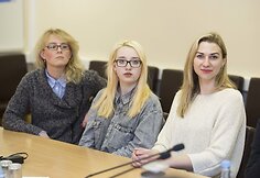 Spektaklio &bdquo;Žalia pievelė" spaudos konferencija