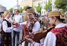 Muzikinės eisenos akimirka