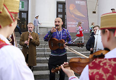 Muzikinės eisenos akimirka