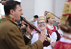 Muzikinės eisenos akimirka
