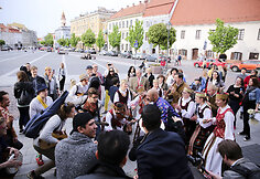 Muzikinės eisenos akimirka