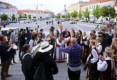 Muzikinės eisenos akimirka