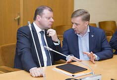 Saulius Skvernelis ir Ramūnas Karbauskis