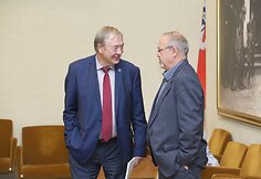 Saulius Skvernelis dalyvavo Lietuvos valstiečių ir žaliųjų sąjungos frakcijos posėdyje