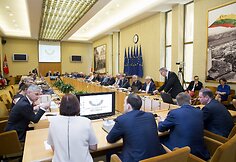 Saulius Skvernelis dalyvavo Lietuvos valstiečių ir žaliųjų sąjungos frakcijos posėdyje