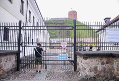 Gedimino kalnas po dar vienos liūties