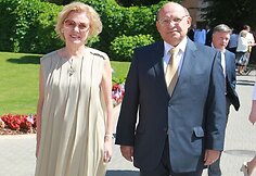 Julius Novickas su žmona Nadiežda