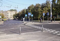 Atnaujinta Vilniaus Stoties g. žiedinė sankryža