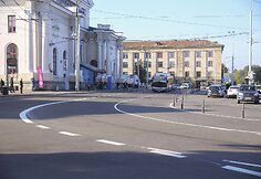 Atnaujinta Vilniaus Stoties g. žiedinė sankryža