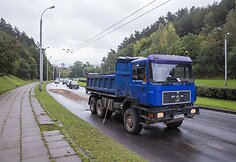 Eismo incidentas trečiadienį Vilniuje, T.Narbuto g. įkalnėje