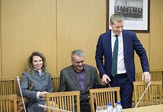 Eglė Ladauskienė, Rustemas Nigmetzianovas ir Augustinas Vaičiūnas