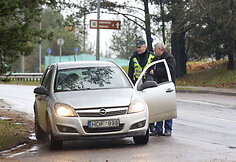 Paskutinį spalio sekmadienį policija Vilniuje surengė reidą