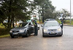 Paskutinį spalio sekmadienį policija Vilniuje surengė reidą