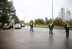 Paskutinį spalio sekmadienį policija Vilniuje surengė reidą