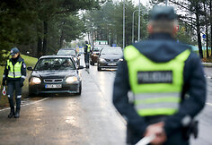 Paskutinį spalio sekmadienį policija Vilniuje surengė reidą