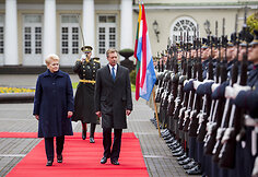 Prezidentė Dalia Grybauskaitė Prezidentūroje susitiko su Liuksemburgo Didžiuoju Hercogu Henriu