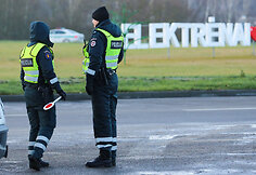 Vilniaus kelių policijos reidas Elektrėnuose